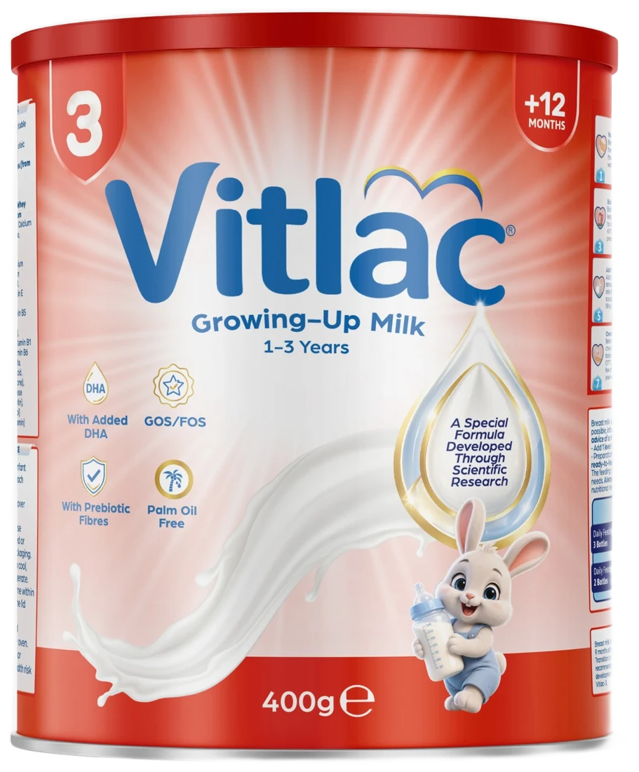 Vitlac 3 Growing-up Milk, 400 g tin